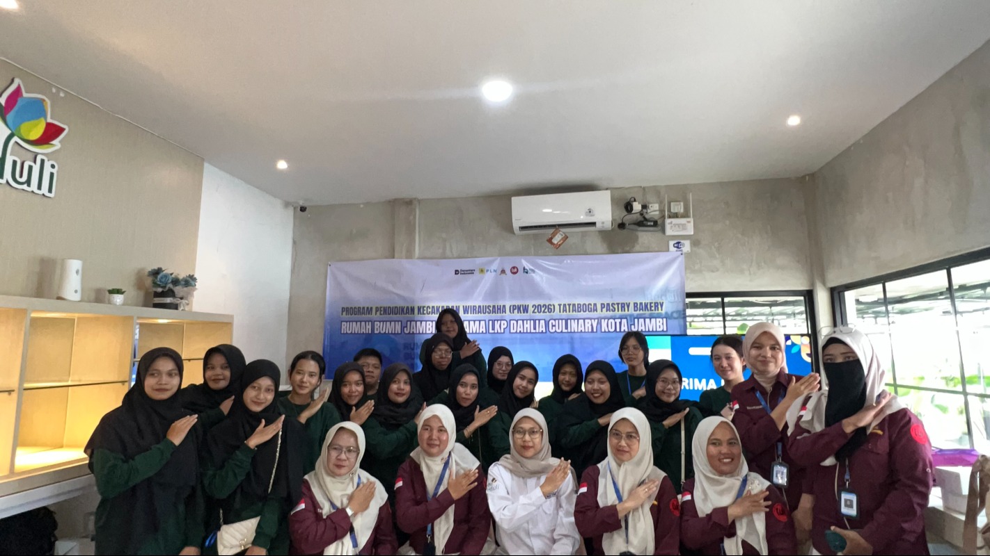 Berdayakan Lulusan SMA, Rumah BUMN Jambi dan LKP Dahlia Culinary Cetak Pengusaha Muda di Bidang Kuliner