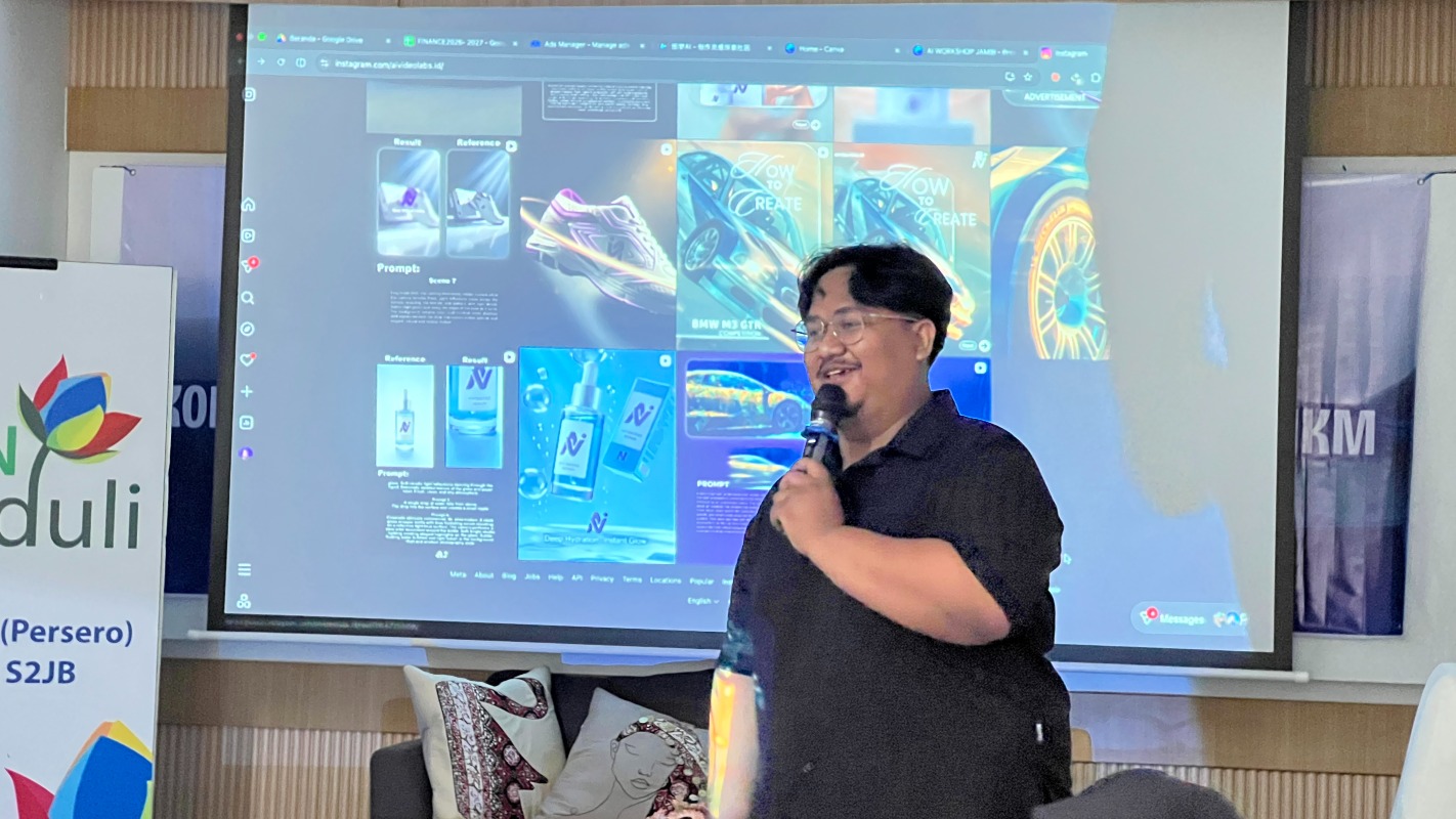 Siap Go Digital dan Go Global, UMKM Jambi Antusias Ikuti Seri Pelatihan AI Marketing Playbook